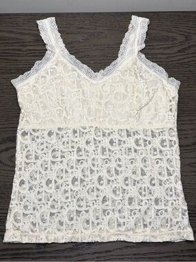 Vintage Christian Dior Trotter Monogram Lace Camisole – Galliano Era